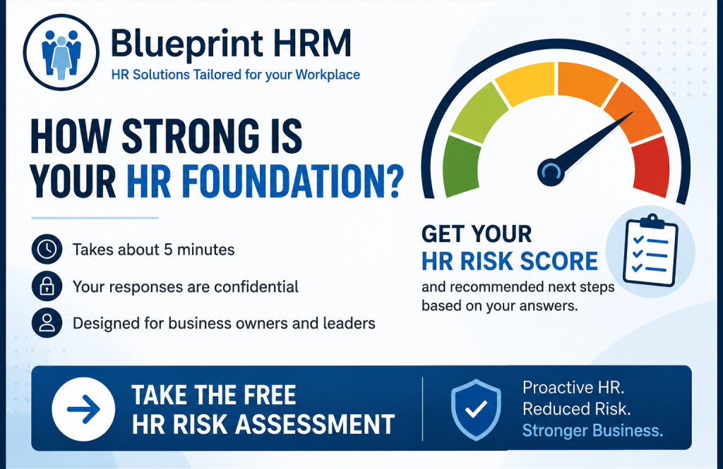 Blueprint HRM Free HR Risk Assessment for business owners and leaders